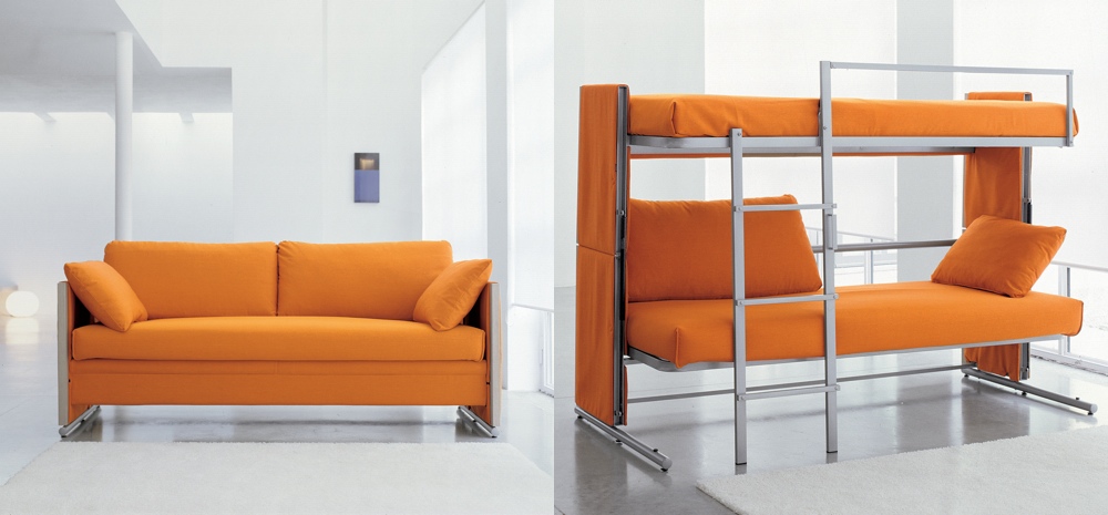 The Sofa Bunk Bed, Couch Converts To Bunk Bed