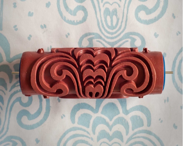 patterned paint rollers