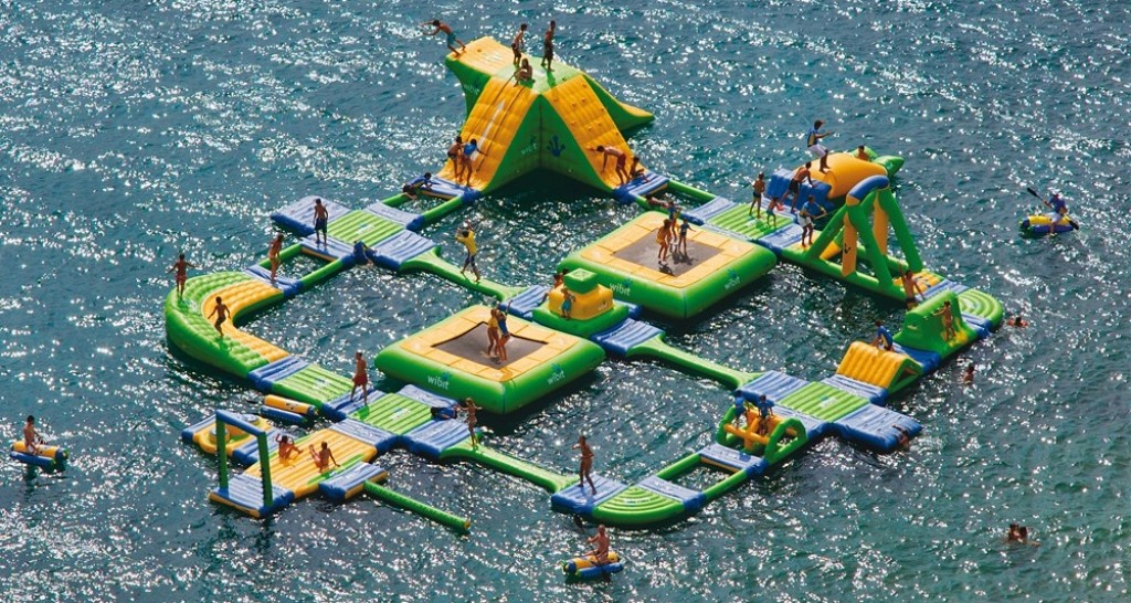 The Ultimate Inflatable Floating Waterpark