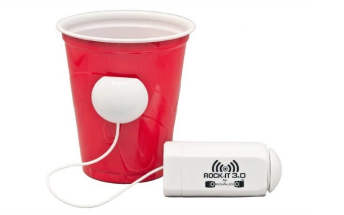 A tiny device that turns anything into a speaker