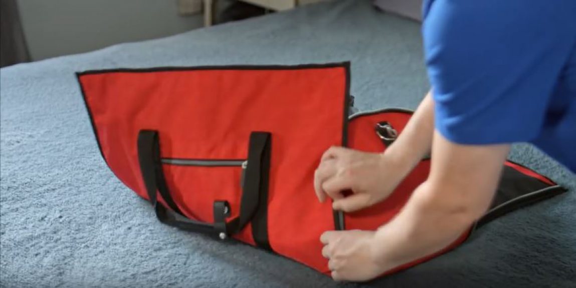 Have A 2In1 Garment Bag And Duffle Bag With The Biaggi Hangeroo!