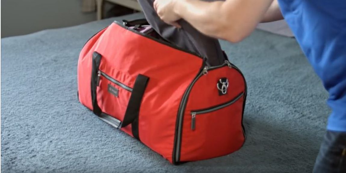 Have A 2In1 Garment Bag And Duffle Bag With The Biaggi Hangeroo!