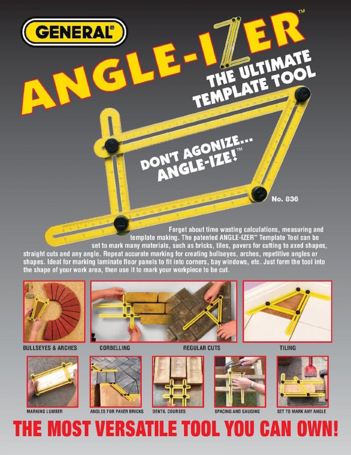 The General Tools: Angle izer Helps Prevent Inaccurate Cuts For Builders