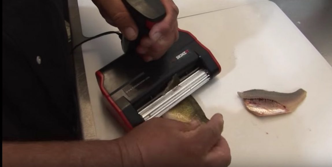 The SKINZIT Electric Fish Skinner Is The Easiest Way To Remove Rib Bones And Skin From Your Fillet