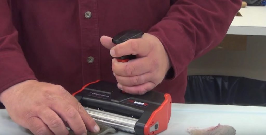 The SKINZIT Electric Fish Skinner Is The Easiest Way To Remove Rib