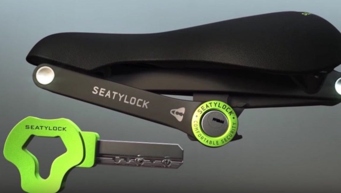 The Seatylock Combines A Bicycle Seat And A Bicycle Lock In One Sturdy, Secure Tool