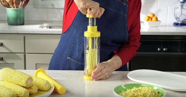 The RSVP Deluxe Corn Stripper Gets Your Corn Ready Quickly and Easily