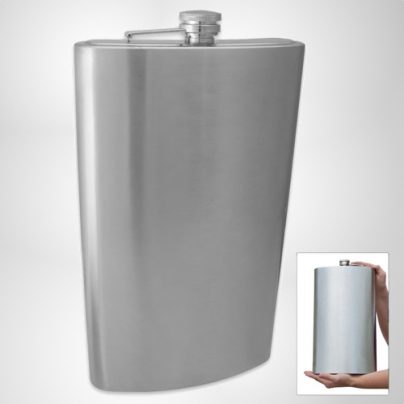 Enormous 1 Gallon Stainless Steel Flask