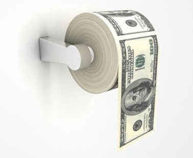 $100 Bill Toilet Paper