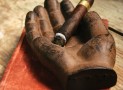 Cast Iron Cigar Hand Ashtray