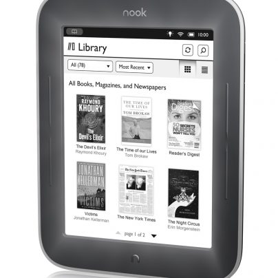 NOOK’s Simple Touch with GlowLight Let’s You Read In The Sun & In The Dark