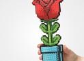 An 8-Bit Rose For A Geeky Valentine’s Day
