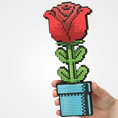 An 8-Bit Rose For A Geeky Valentine’s Day