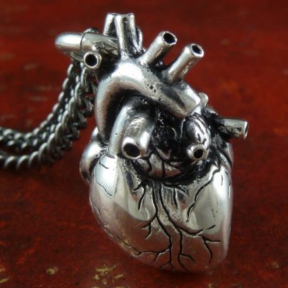 The Anatomical Heart Necklace