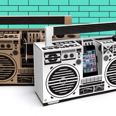 The Berlin Boombox – A Powerful Sound System Made From Cardboard