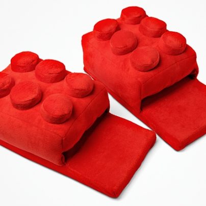 Building Brick Slippers