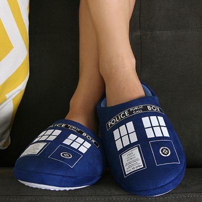 Doctor Who TARDIS Slippers