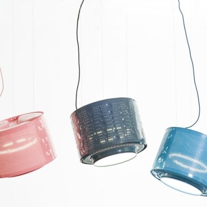 Washing Machine Drum Lamps by Willem Heeffer