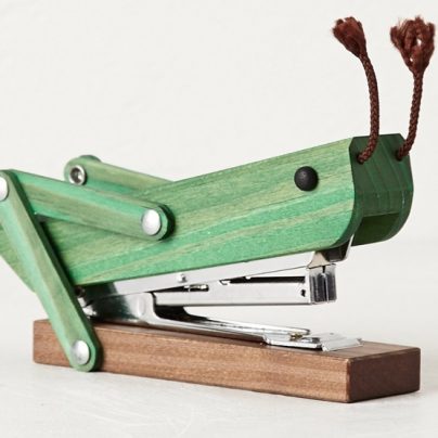 Vintage Wooden Grasshopper Stapler
