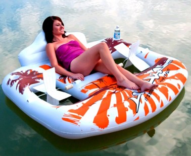 The Inflatable Hand Pedal Boat