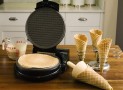 Enjoy Freshly Baked Waffle Cones At Home