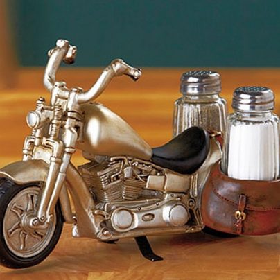 Motorcycle Salt and Pepper Shaker Set