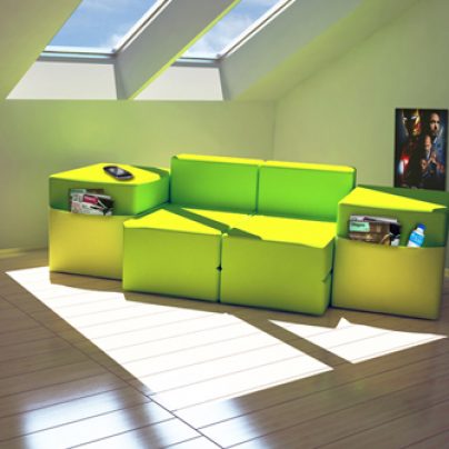 Multiplo: Modular Multi-Purpose Furniture Concept