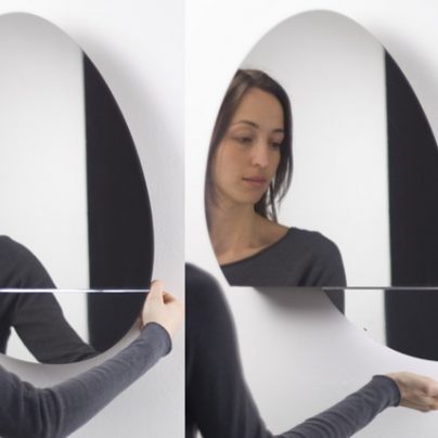 Open Mirror – A Mirror That Doubles As A Touchless Music Player