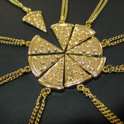 The Pizza Slice Necklace Will Bond Your Friendship