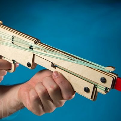Pump-Action Rubber Band Shotgun