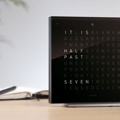 QLOCKTWO TOUCH – A Clock That Tells Time In Words