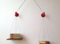 Red Balance Bookshelf