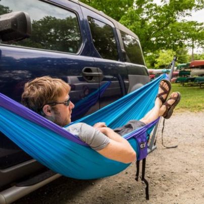 Take Your Favorite Hammock on the Road with This Clever Hammock Stand