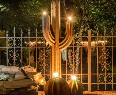 Saguaro Cactus Tiki Torch