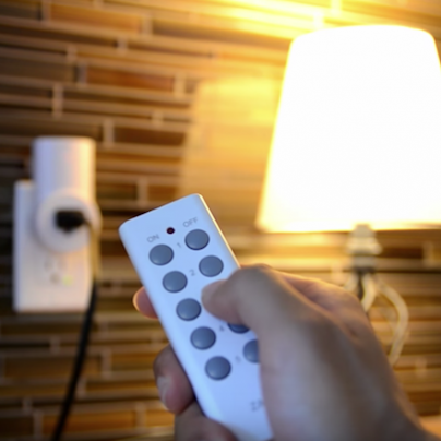 The Etekcity Wireless Electrical Outlet Lets You Control Your Outlets with One Remote