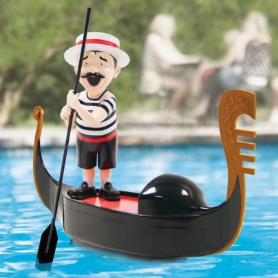 The Serenading Pool Gondolier