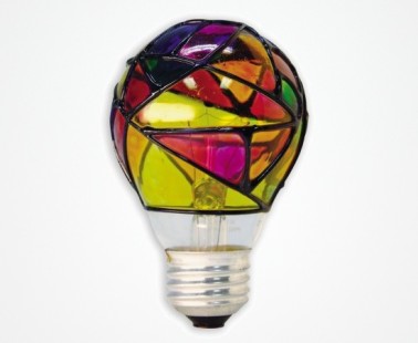 Stained Glass Light Bulb