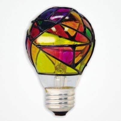 Stained Glass Light Bulb