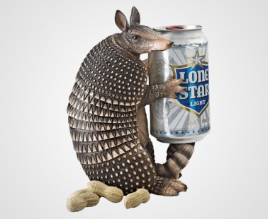 Tex the Armadillo Beverage Holder