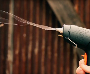 Fill Your Space with Cobwebs for Halloween with This Realistic Spider Web Gun