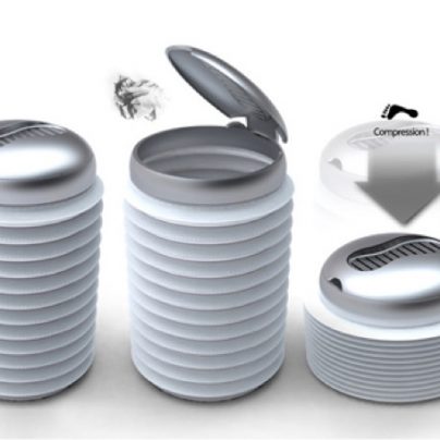 Compress Garbages Hands-Free