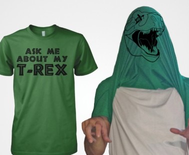 Ask Me About My T-Rex Funny T-Shirt