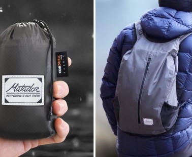 Backpack Folds into the Size of a Cellphone