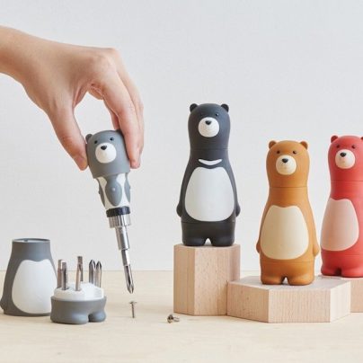 The Cute And Useful ‘Bear Papa’ Ratchet Screwdriver