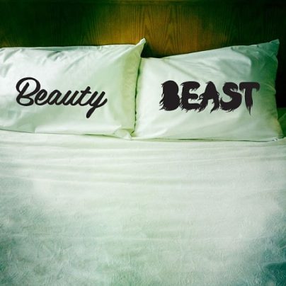 Beauty and Beast Pillowcase Set