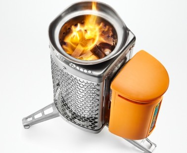 Cook Dinner and Charge Your Gadgets With This Twig Burning Camp Stove