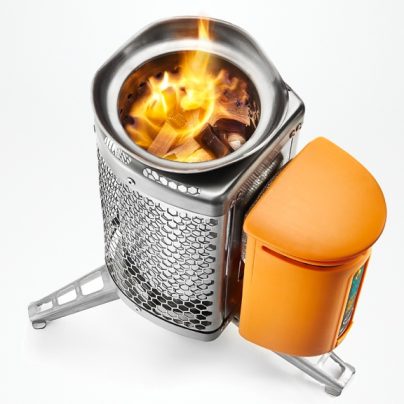 Cook Dinner and Charge Your Gadgets With This Twig Burning Camp Stove