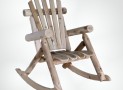 Classic Cedar Log Rocking Chair