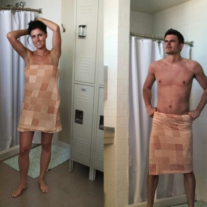 The Censorship Towel Pixelates Your Privates In Real Life