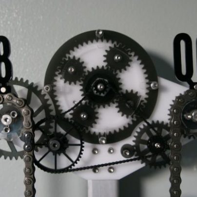 The Planetary Dual Chain Clock for the Sophisticated Home or Office